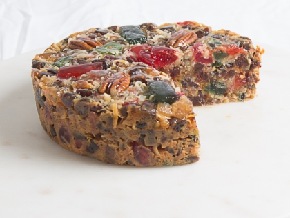 Try our Deluxe Caramel Fruitcake w/ Pecans